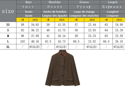 Glow Unbound LLC slim plaid collarless blazer