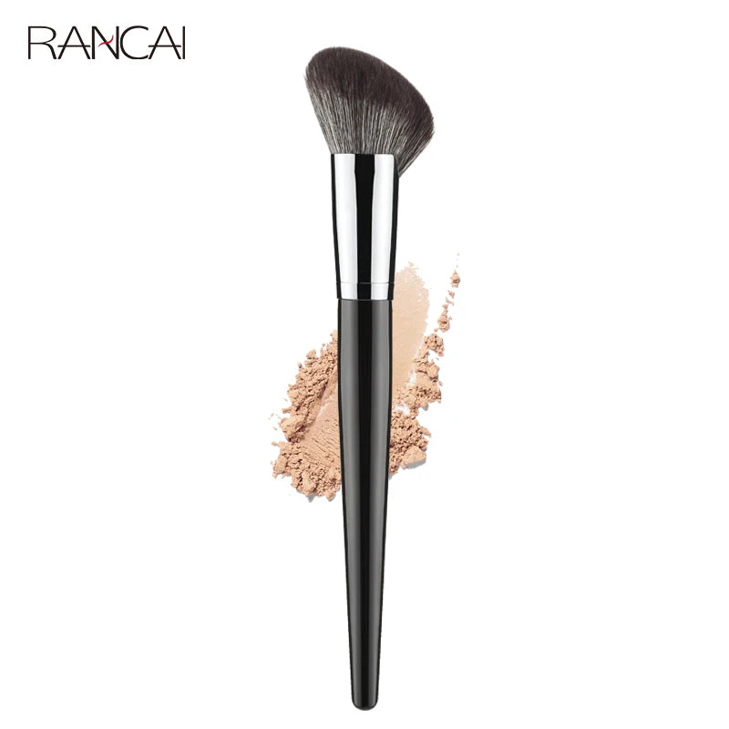 Wooden-Handle Face Brush