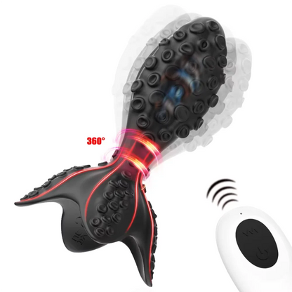 Octopus Butt Plug Vibrator 360 