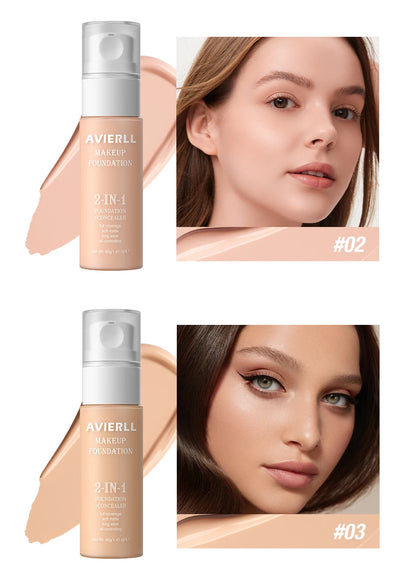  Waterproof Face Makeup, Moisturizing Foundation