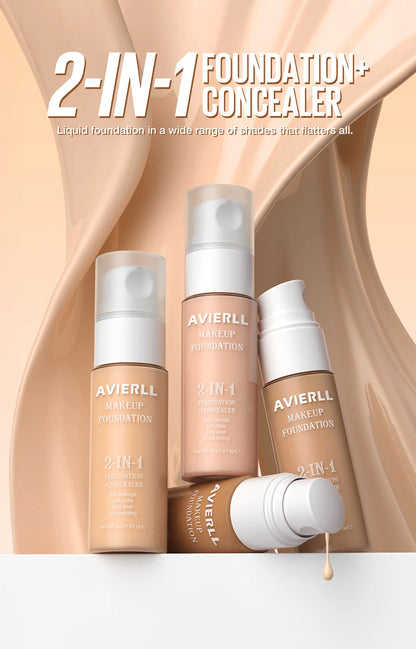  Waterproof Face Makeup, Moisturizing Foundation