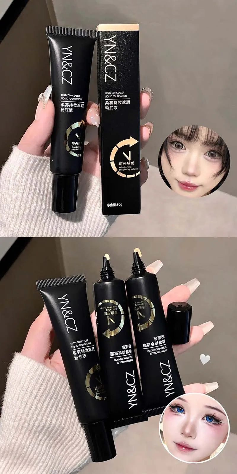 Glow Unbound LLC matte white foundation makeup