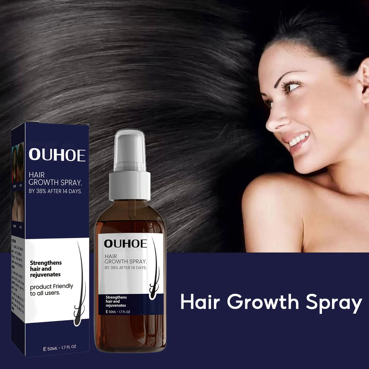 Glow Unbound LLC hair growth nourishing scalp spray 50ml