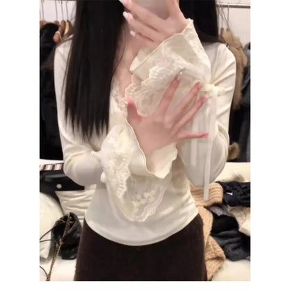 Apricot Slim-Fit Long-Sleeve Layering Tee