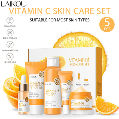 LAIKOU Vitamin C 5-Piece Skincare