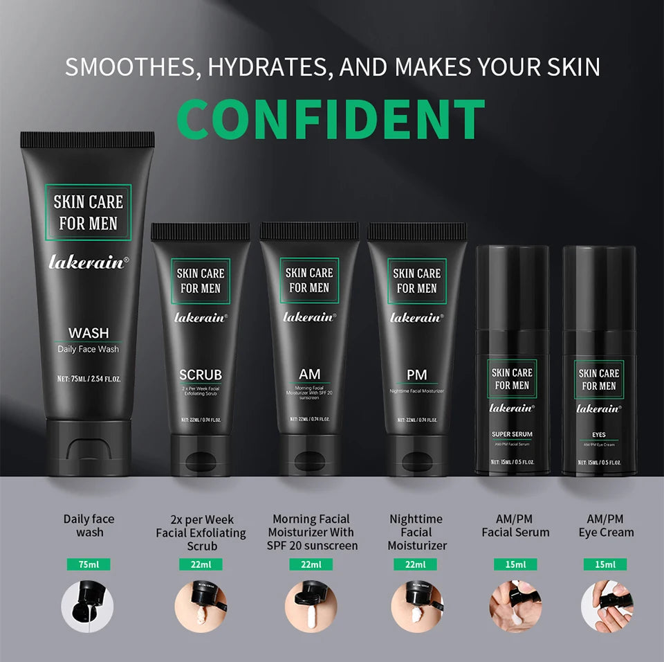 Skin Care Set for Men Essential 