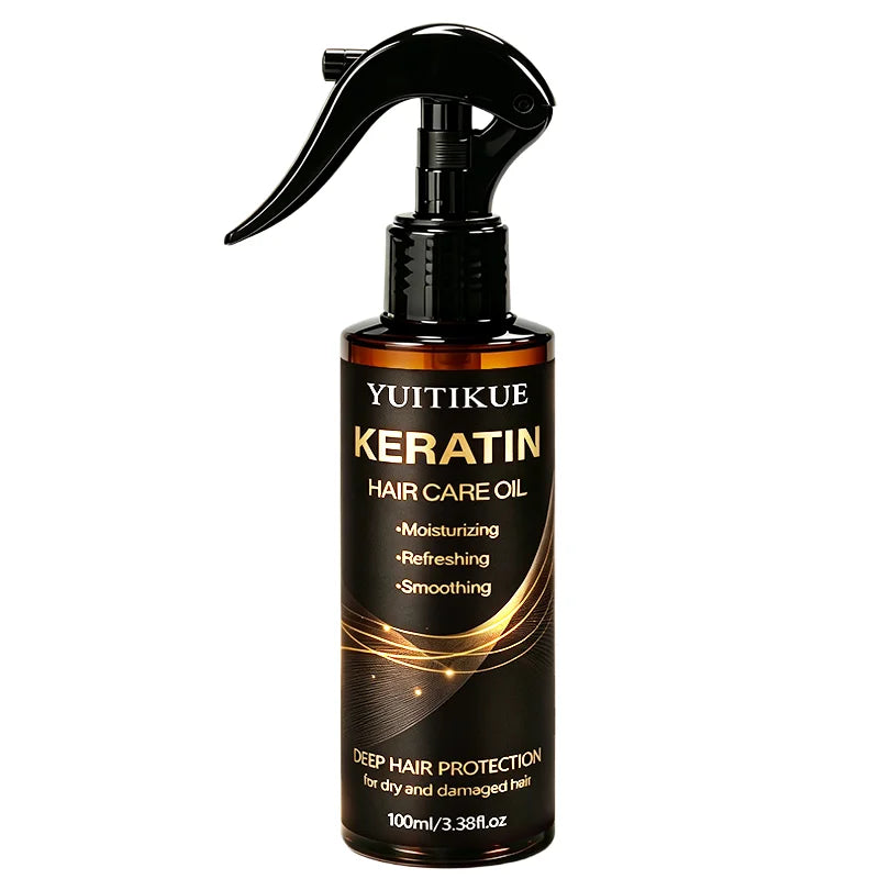 Glow Unbound LLC keratin hair oil spray