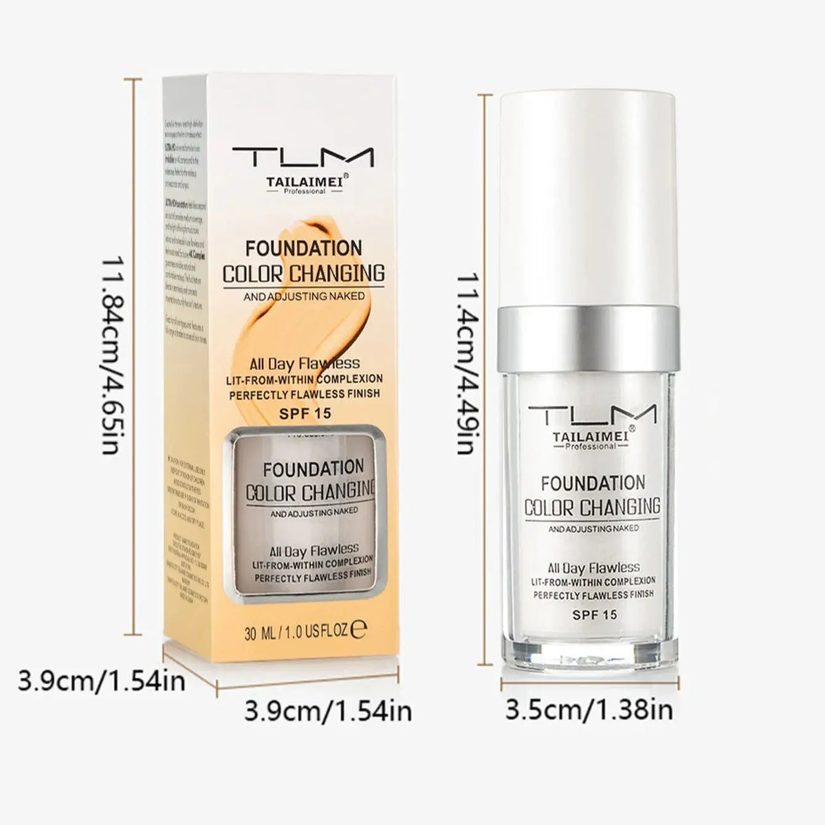 Glow Unbound LLC 30ml magic color changing foundation