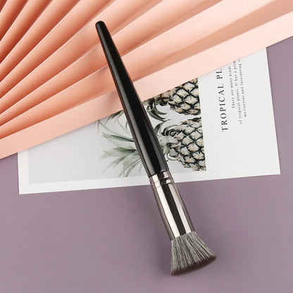 Wooden-Handle Face Brush