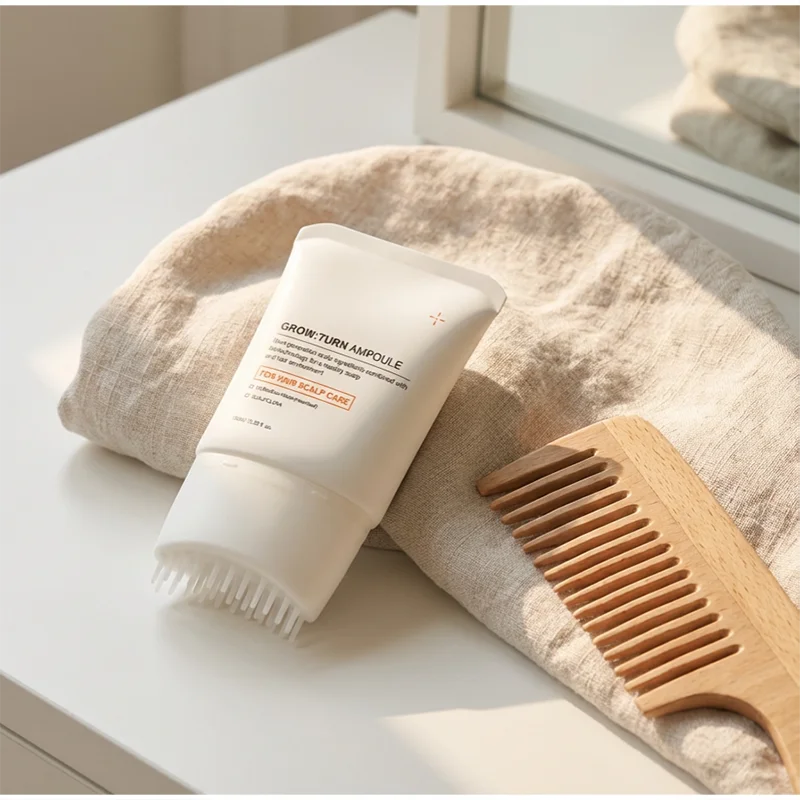 Hair Serum With Built-In Brush