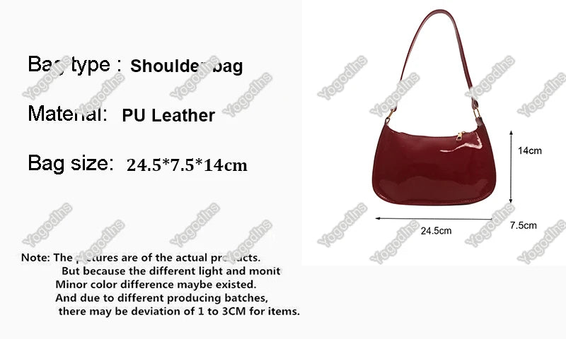Glow Unbound LLC PU leather cherry pendant shoulder bag