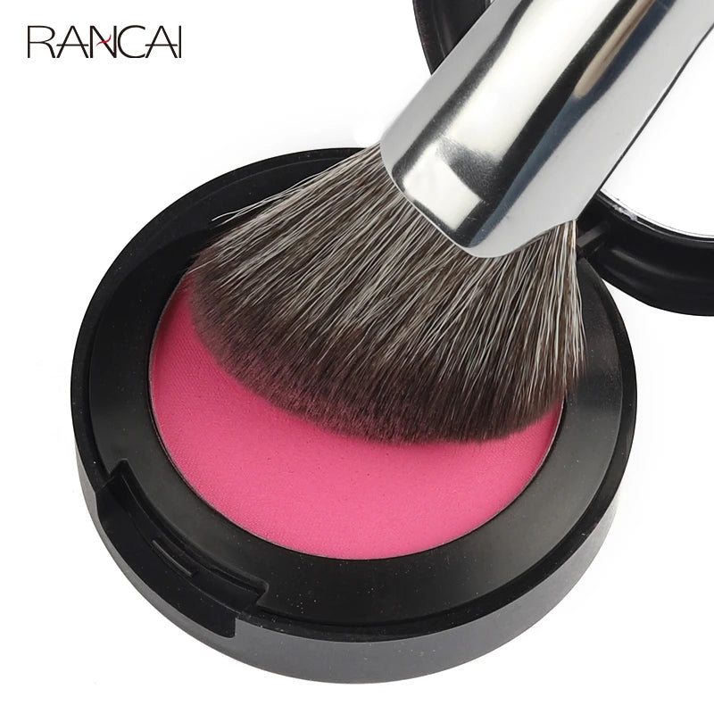 Wooden-Handle Face Brush