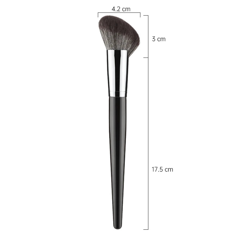 Wooden-Handle Face Brush