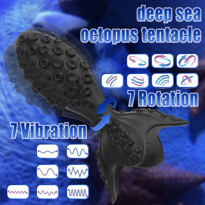 Octopus Butt Plug Vibrator 360 