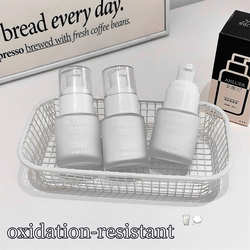Glow Unbound LLC White Liquid Foundation full coverage makeup