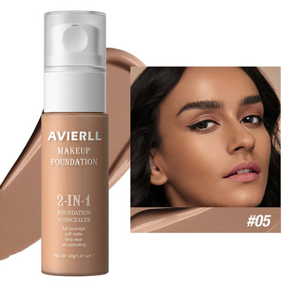  Waterproof Face Makeup, Moisturizing Foundation
