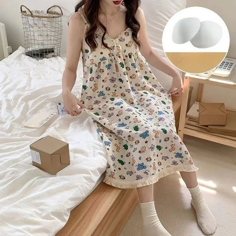 Glow Unbound LLC floral midi nightgown