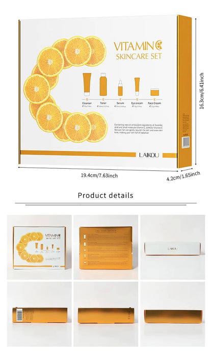 LAIKOU Vitamin C 5-Piece Skincare