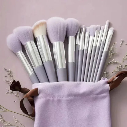 Pro Makeup Brush Set with Travel Bag