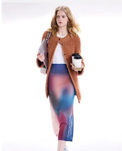 Glow Unbound LLC floral embroidered contrast jacket