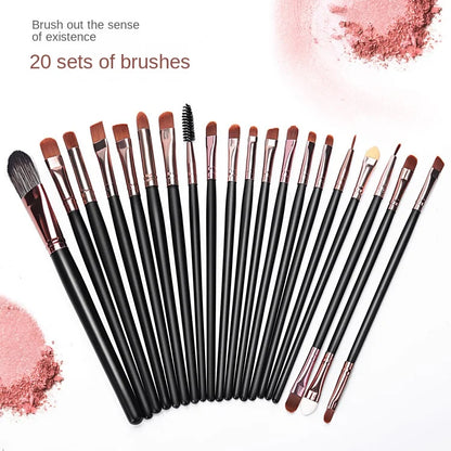20-Piece Eye Makeup Brush Set