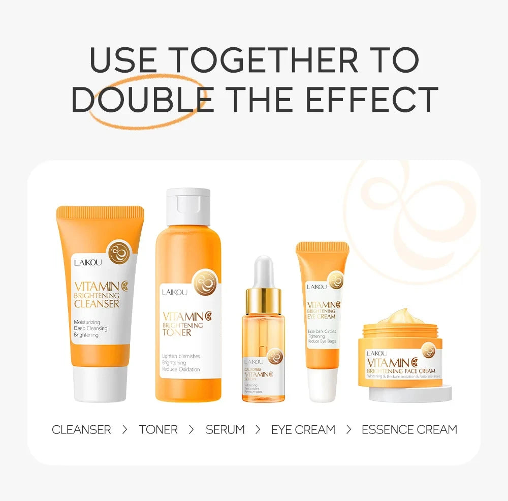 LAIKOU Vitamin C 5-Piece Skincare