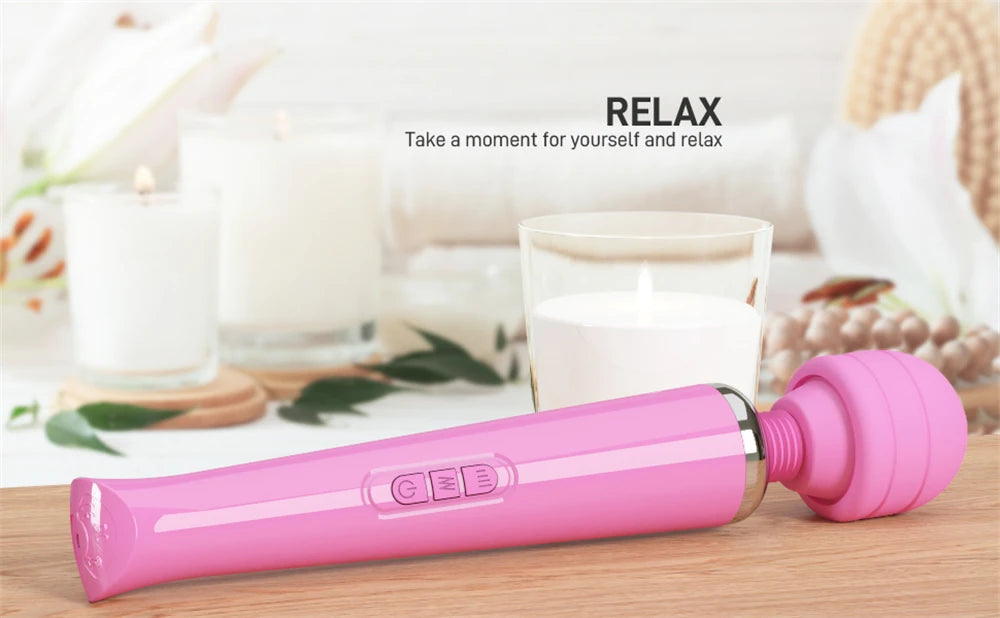 Powerful Magic Wand Vibrator for Women Big 