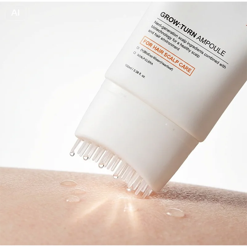 Hair Serum With Built-In Brush