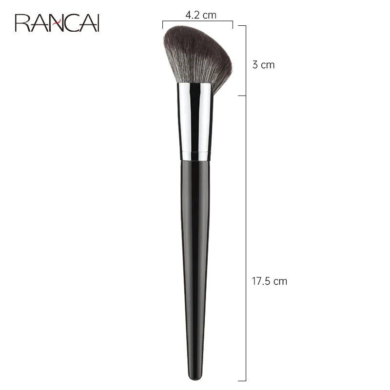 Wooden-Handle Face Brush