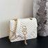 Glow Unbound LLC argyle quilted square crossbody bag