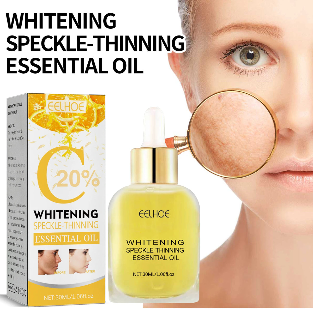 EELHOE 30 ml Facial Serum 16 Bottles 