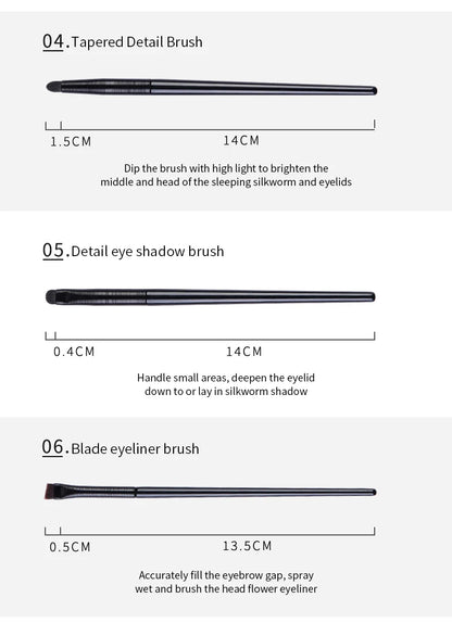 Mini Eye Detail Brush Set