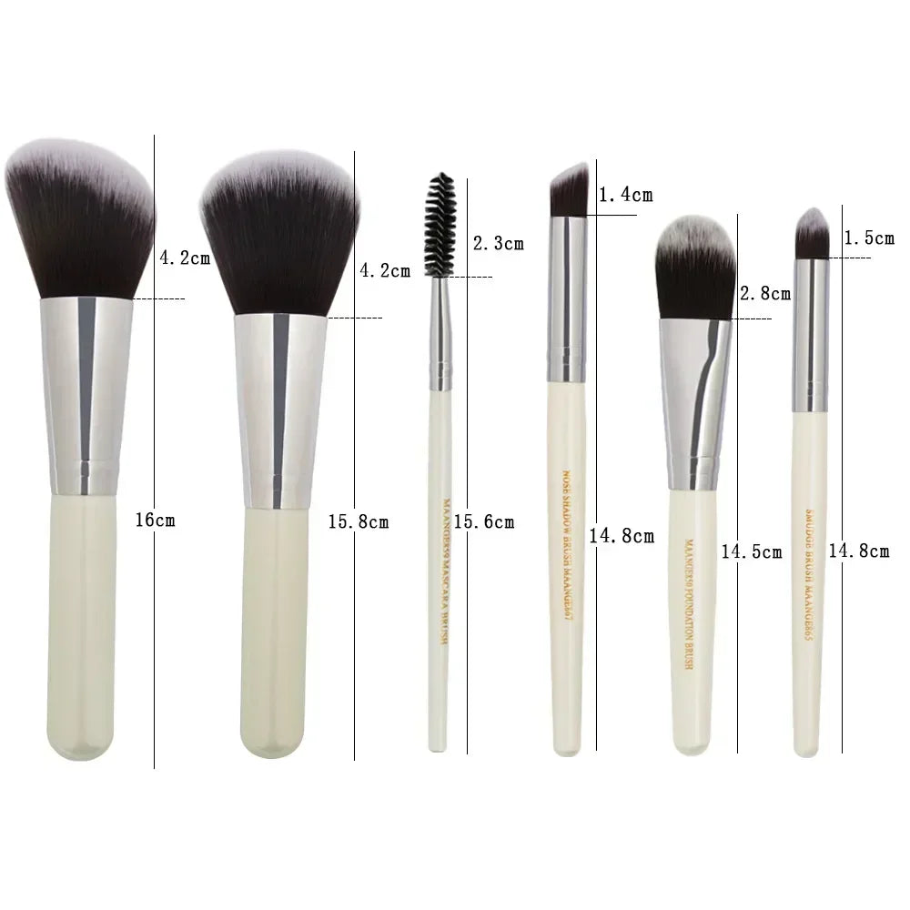 Pro Makeup Brush Set with Travel Bag