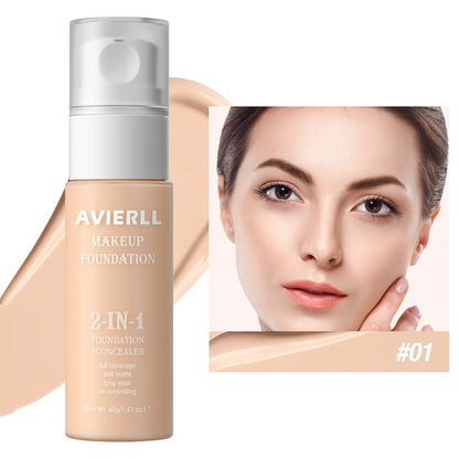  Waterproof Face Makeup, Moisturizing Foundation