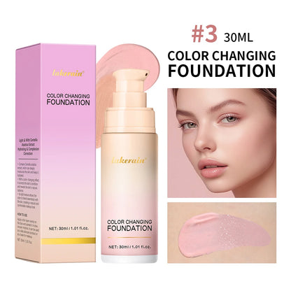 Glow Unbound LLC color changing foundation SPF 30+