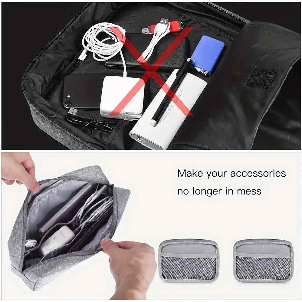 Glow Unbound LLC water-resistant tech organizer pouch