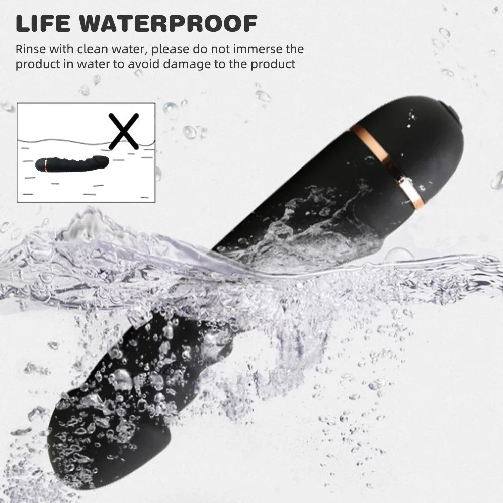 Modes Vibrator Soft Silicone Dildo Realistic
