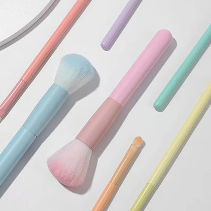 7-Piece Colorful Makeup Brush