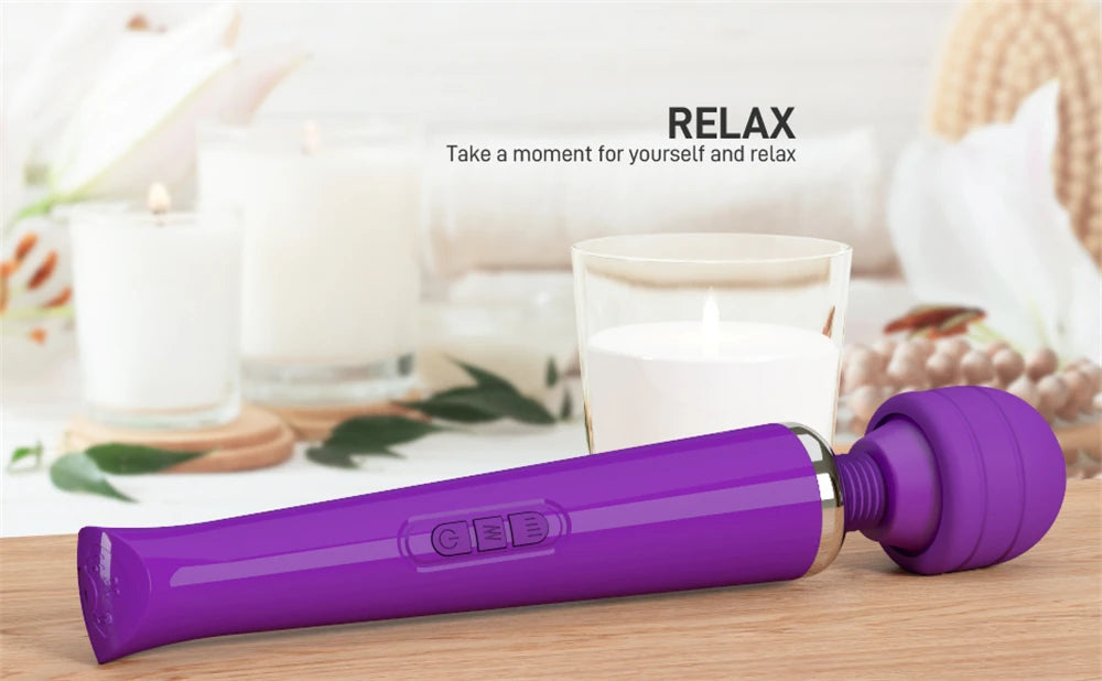 Powerful Magic Wand Vibrator for Women Big 