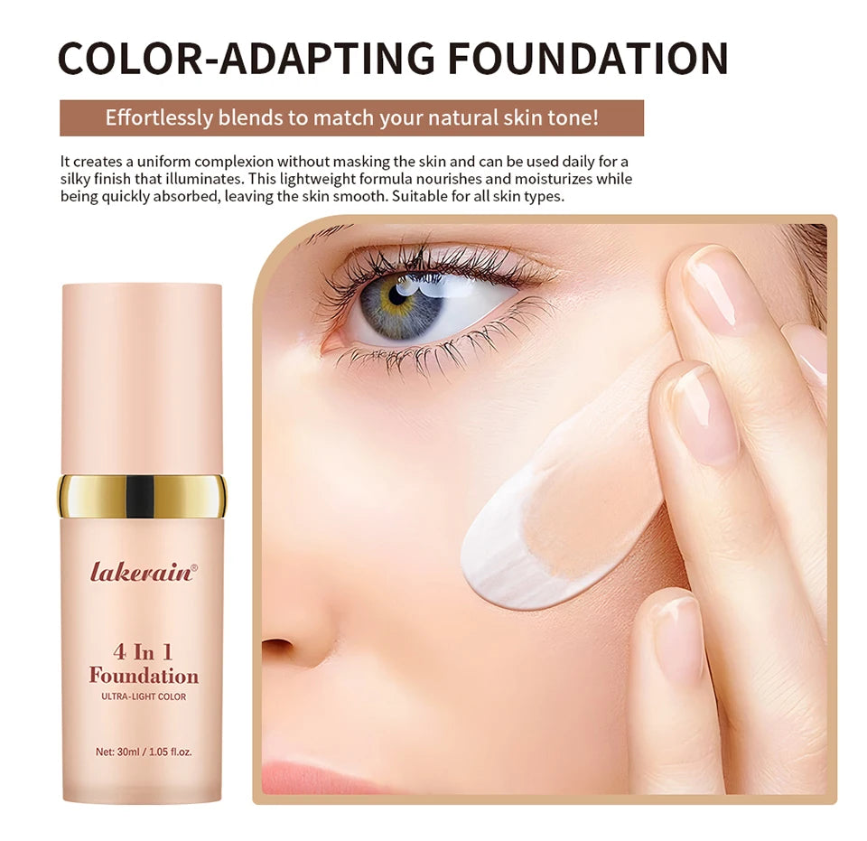 Glow Unbound LLC color changing foundation SPF 30+