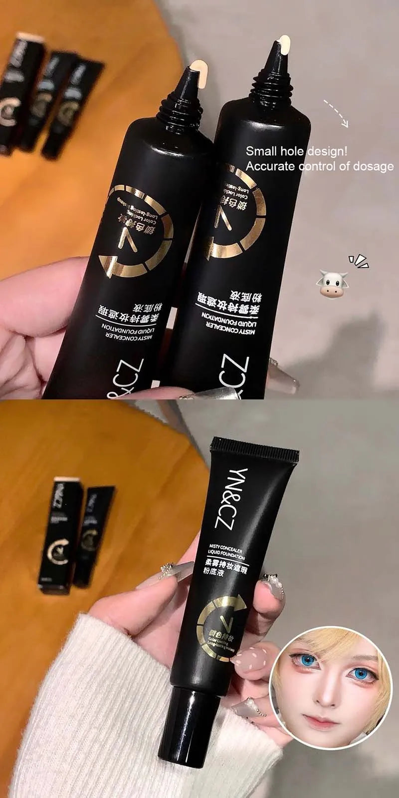 Glow Unbound LLC matte white foundation makeup