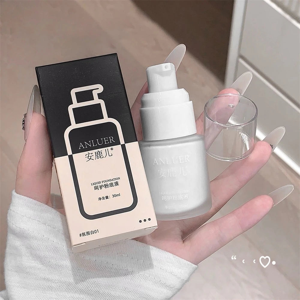 Glow Unbound LLC White Liquid Foundation full coverage makeup