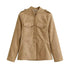 Glow Unbound LLC vintage faux suede cropped jacket