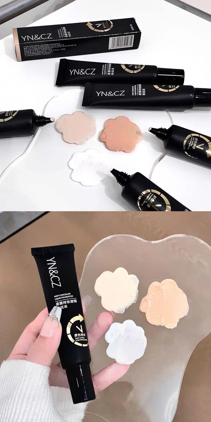 Glow Unbound LLC matte white foundation makeup