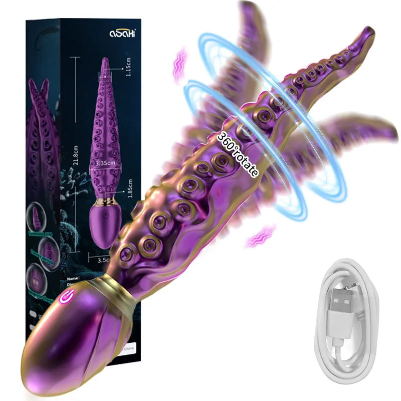 Vibrating Realistic Monster G-Spot Dildos