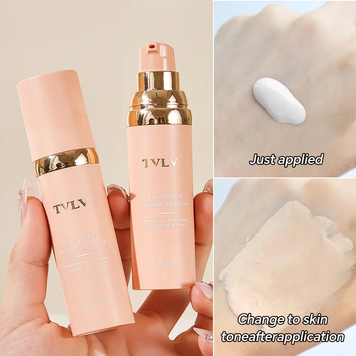 Glow Unbound LLC color changing foundation