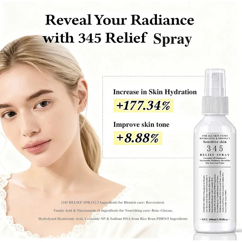 345 Soothing Skincare Set With Face Cream