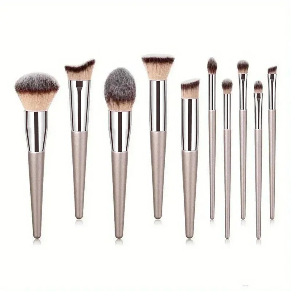 10-Piece Pro Makeup Brush Set