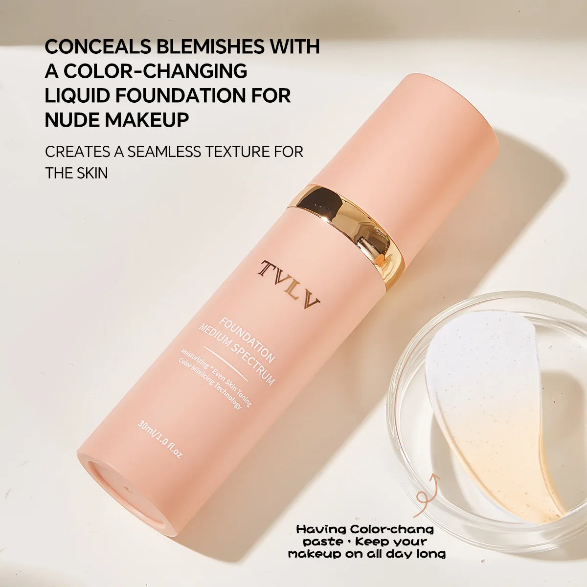 Glow Unbound LLC color changing foundation
