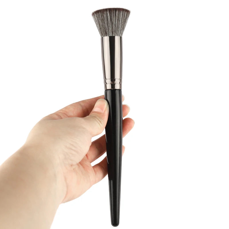Wooden-Handle Face Brush
